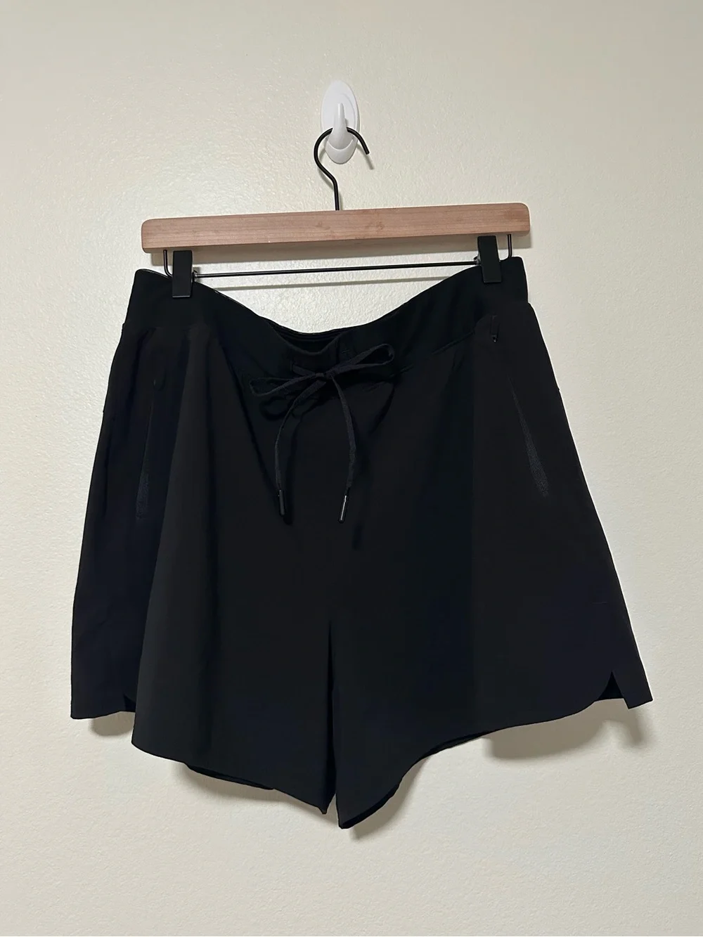 Lululemon Women's Black Drawstring Athletic Shorts
